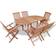 vidaXL 44685 Patio Dining Set, 1 Table incl. 6 Chairs