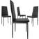 tectake Berlin Patio Dining Set, 1 Table incl. 4 Chairs