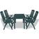 vidaXL 275079 Patio Dining Set, 1 Table incl. 4 Chairs