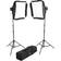 Interfit Badger Beam 60w Two Head Softbox Kit with Stands