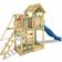Wickey Climbing Frame with Wooden Roof Multiflyer