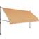 vidaXL Manual Retractable Awning with LED 400x120cm