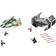 Lego Star Wars Vader's TIE Advanced vs. A-Wing Starfighter 75150