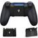 Deltaco PS4 Qi Wireless Controller Receiver with Build-in Battery Pack- Black