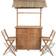vidaXL 41500 Outdoor Bar Set, 1 Table incl. 2 Chairs