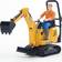 Bruder Jcb Micro Excavator 8010 CTS and Man 62002