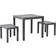 vidaXL 48779 Patio Dining Set, 1 Table incl. 2 Chairs