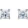 Swarovski Attract Pierced Earrings - Silver/White