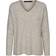 Vero Moda Lefile V-Neck Knitted Pullover - Grey/Birch