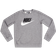 Nike Boy's Sportswear Club Fleece Crew - Carbon Heather ( CV9297-092)
