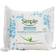 Simple Water Boost Hydrating Cleansing Wipes 25-pack
