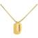 Tommy Hilfiger Double Dog Tag Necklace - Gold