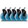 L33T 3 Inch Universal Blue Gaming Chair Casters - 5 Pieces