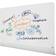 Nobo Glass Rounded Whiteboard 126.4x71.1cm