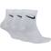 Nike Everyday Lightweight Training Ankle Socks 3-pack - White/Black