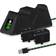 Stealth Xbox Series X Twin USB Charging Dock + Play & Charge Cable - Black