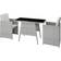 tectake Lausanne Patio Dining Set, 1 Table incl. 2 Chairs
