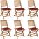 vidaXL 3065508 6-pack Garden Dining Chair