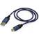 Hama PS4 High Quality Charging Cable - Blue/Black