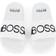 HUGO BOSS Logo Slide Sandal - White