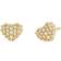 Michael Kors Love Pavé Heart Earrings - Gold/Transparent