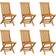 vidaXL 3065527 6-pack Garden Dining Chair