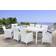 Beliani Italy Patio Dining Set, 1 Table incl. 8 Chairs