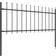 vidaXL Garden Fence with Spear Top 1530x130cm