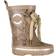 Mikk-Line Rubber Boots - Dune/Beige with Animal Print