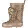 Mikk-Line Rubber Boots - Dune/Beige with Animal Print