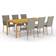 vidaXL 3067877 Patio Dining Set, 1 Table incl. 6 Chairs