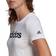 adidas Women's Loungewear Essentials Slim Logo T-shirt - White/Black