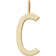 Design Letters Archetype Charm A-Z - Gold
