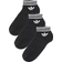 adidas Trefoil Ankle Socks 3-pack - Black/White