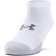 Under Armour HeatGear Tech No Show Socks 3-pack - White/Graphite