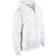 Gildan Heavy Blend Full Zip Hooded Sweatshirt Unisex - White