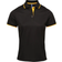 Premier Women's Contrast Tipped Coolchecker Polo Shirt - Black/Sunflower