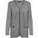 Only Lesly Open Knitted Cardigan - Grey/Medium Grey Melange