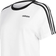 adidas Women's Essentials 3 Stripe T-shirt - White/Black