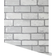Arthouse Metallic Brick White/Silver ArtiStick (300200)