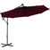 vidaXL Cantilever Umbrella with LED 300cm