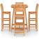 vidaXL 3057849 Outdoor Bar Set, 1 Table incl. 4 Chairs