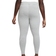 Nike Women's Sportswear Essential Mid-Rise Swoosh Leggings - Dark Grey Heather/White