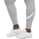 Nike Women's Sportswear Essential Mid-Rise Swoosh Leggings - Dark Grey Heather/White