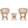 vidaXL 49383 Bistro Set, 1 Table incl. 2 Chairs