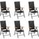 vidaXL 3060074 Patio Dining Set, 1 Table incl. 6 Chairs