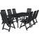 vidaXL 276181 Patio Dining Set, 1 Table incl. 8 Chairs