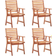 vidaXL 3051100 4-pack Garden Dining Chair