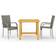 vidaXL 3068699 Patio Dining Set, 1 Table incl. 2 Chairs