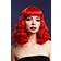 Smiffys Fever Bettie Wig with Short Fringe Red